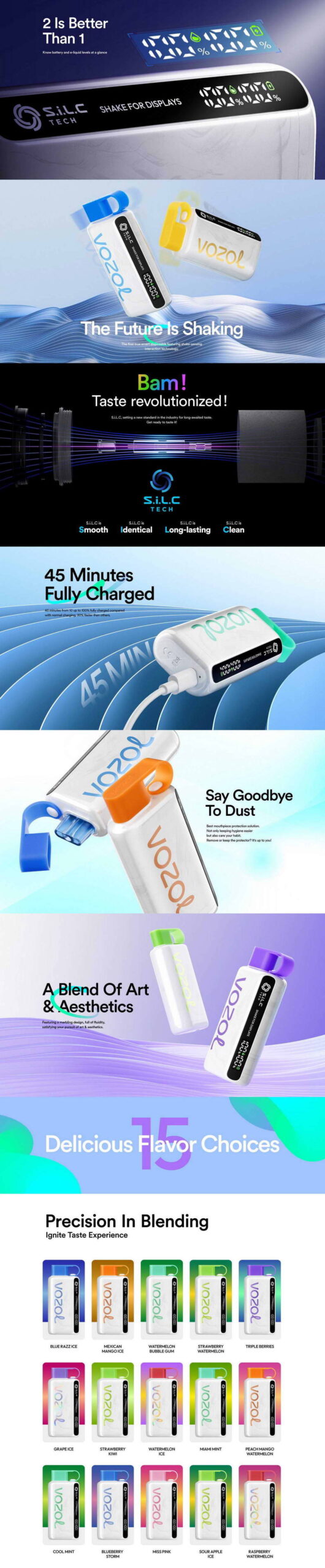 VOZOL STAR 12000 Puffs Disposable Kit