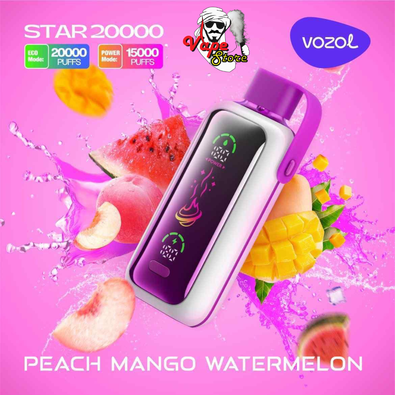 Peach Mango WaterMelon Ice Disposable Kit