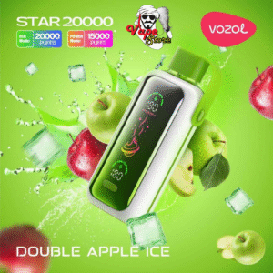 20000 Puffs Double Apple Ice Disposable Kit