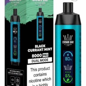 Crown Bar Al Fakher 8000 Puffs Black Currant Mint