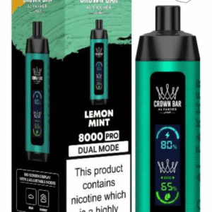 Crown Bar Al Fakher 8000 Puffs Lemon Mintv