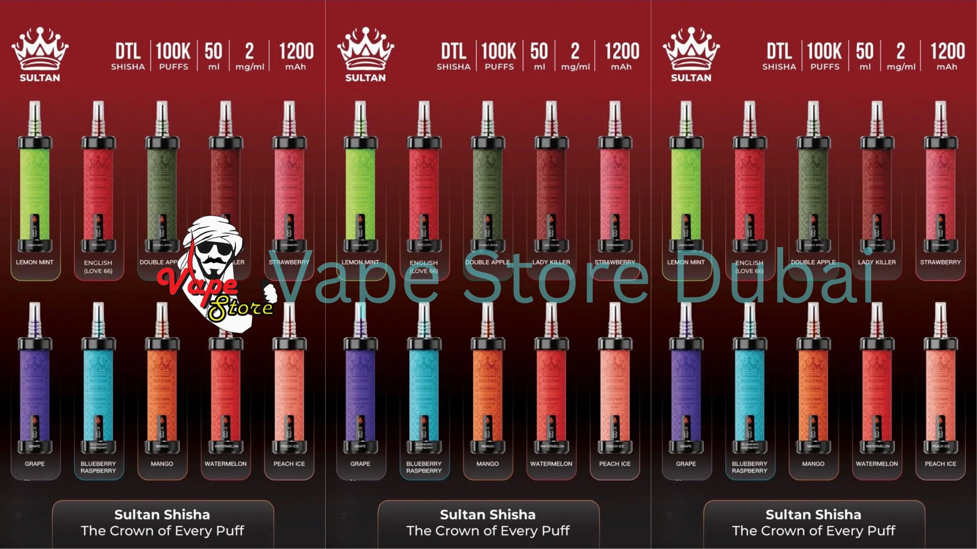 Sultan Xtra Shisha 100k
