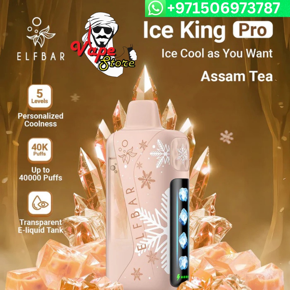 Elfbar-Ice-King-Pro-40k-Puffs-Disposable-Vape-Assam-Tea