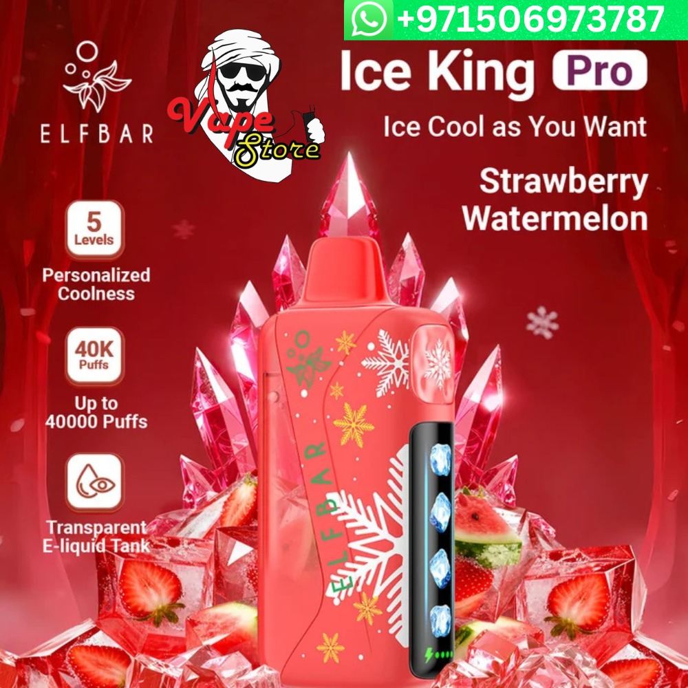 Elfbar-Ice-King-Pro-40k-Puffs-Disposable-Vape-Strawberry-Watermelon